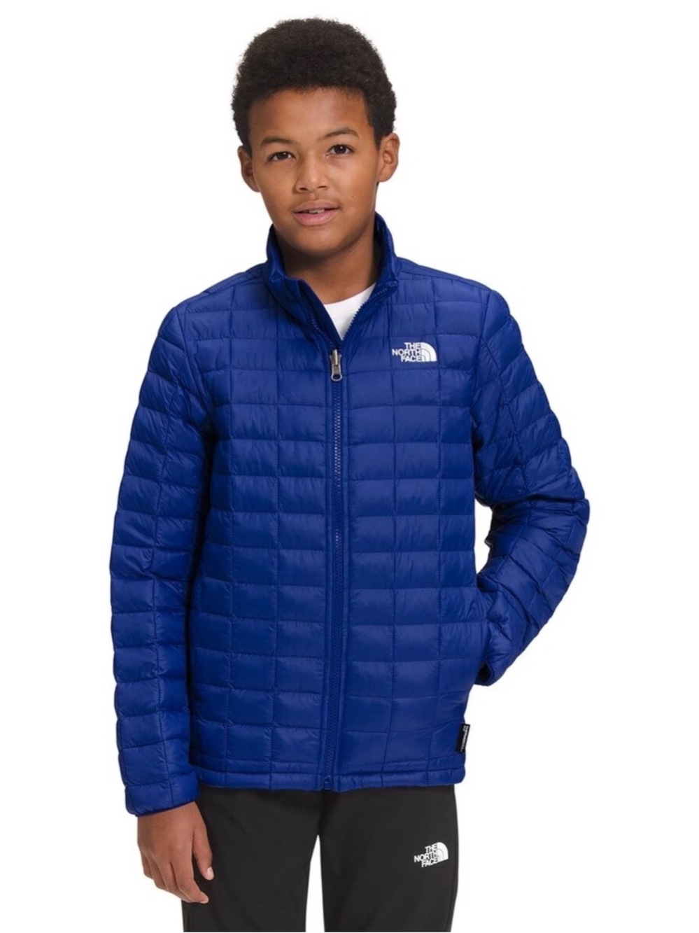 The North Face Kids Royal Blue Quilted Puffer Jacket